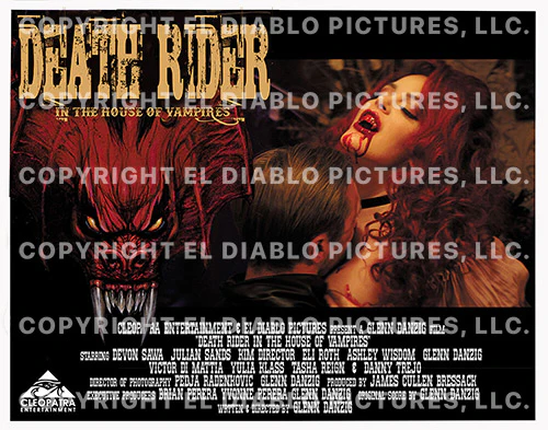 Death Rider - In The House of Vampires - 6x Lobby Cards (11” x 14") - Image 6