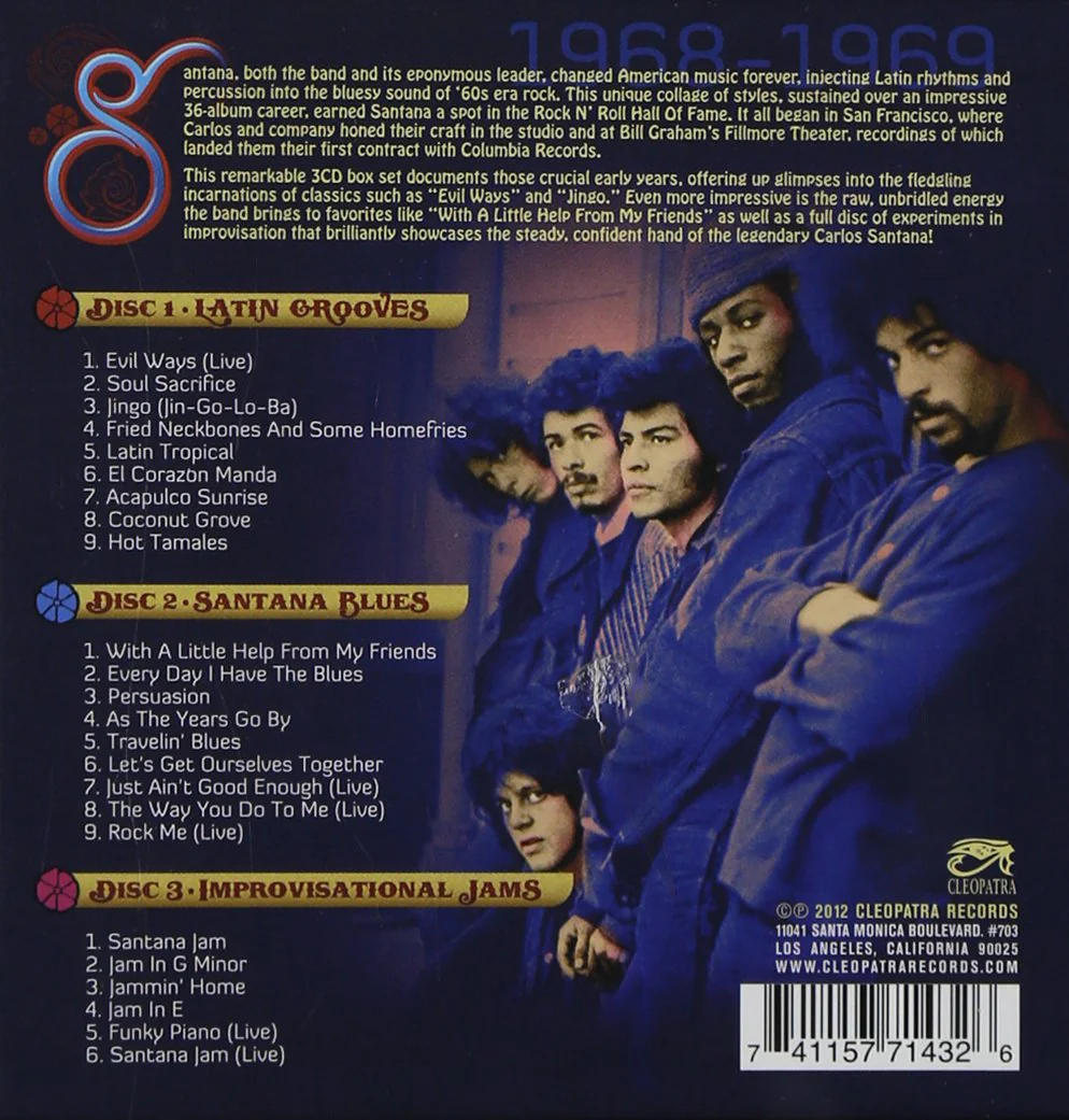 Santana - ‘68-’69 Early San Francisco Years (3 CD) - Image 3